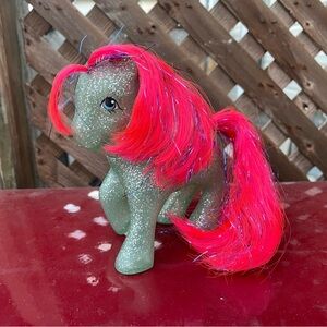 Vintage my Little pony G1 MLP hasbro sky rocket sparkle body glittering 1980